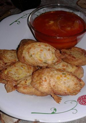 Foto resep Rolade Ayam sambal bangkok 😊