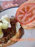 Hamburguesa de lentejas y arroz