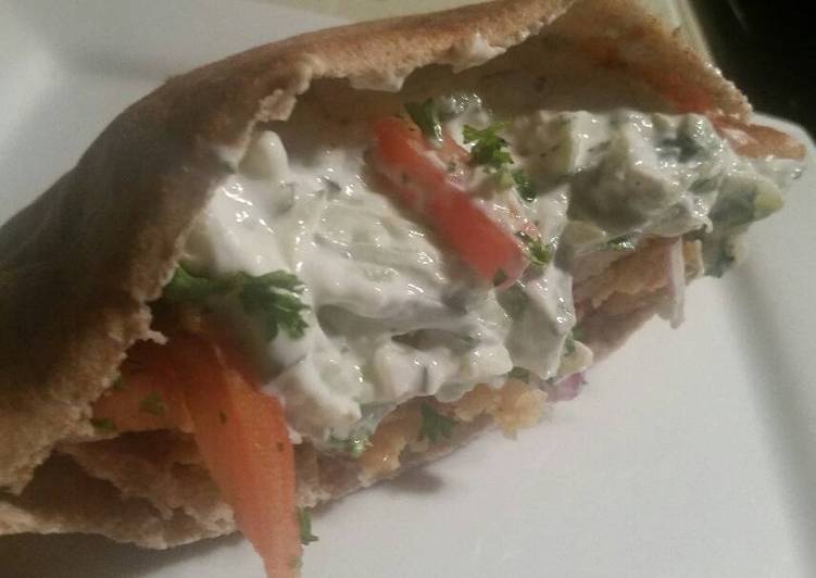 Buffalo Tender Pita Buffalo Tender Pita