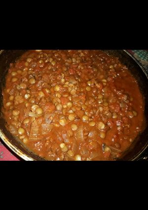 Una foto de Salsa de lentejas fácil y rica!