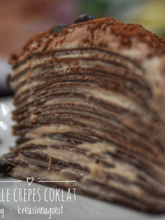 Foto resep Mille Crepes Coklat