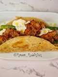 Piadina con Asparagi, Stracchino e Speck Croccante