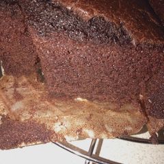 Moist chocolate cake(Black forest) A picture of Moist chocolate cake(Black forest).