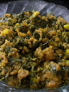 મેથીનુ ચણાના લોટવાળું શાક(Besan methi bhaji sabji recipe in Gujarati) રેસીપી મુખ્ય ફોટો