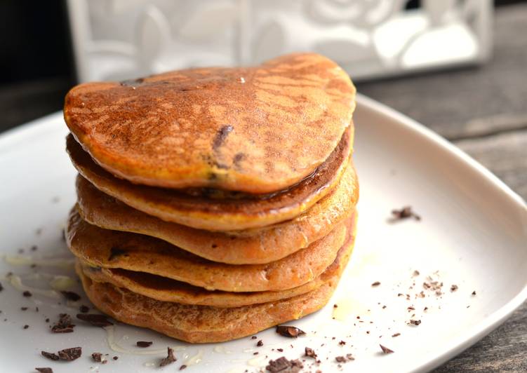 Sütőtökös-csokis amerikai palacsinta