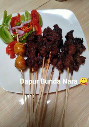 Foto resep Sate Maranggi (serba mateng)