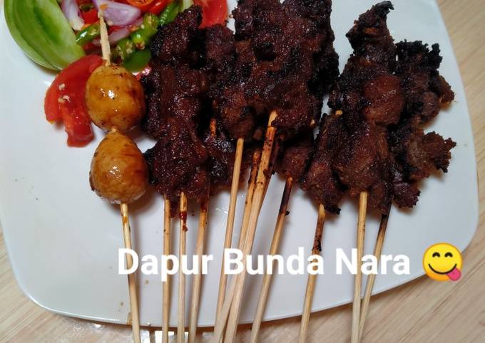 Resep Sate Maranggi (serba mateng) yang Lezat Sekali