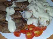 Una foto de salsa bechamel de queso