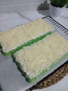 Foto resep Bolu Pandan Kukus 2 Telur
