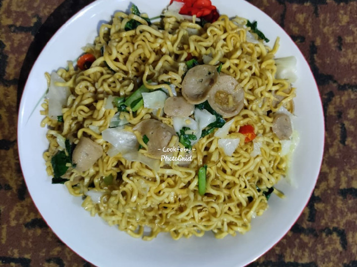 Cara Gampang Membuat Mie goreng Cap 3 ayam sederhana, Enak Banget