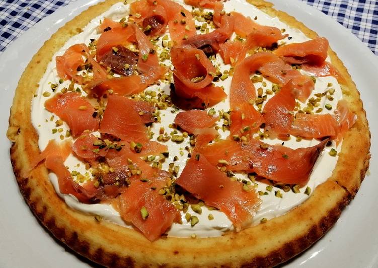 Ricetta Crostata Salata Philadelphia Salmone E Granella Di Pistacchio Di Emilia Corbelli Cookpad