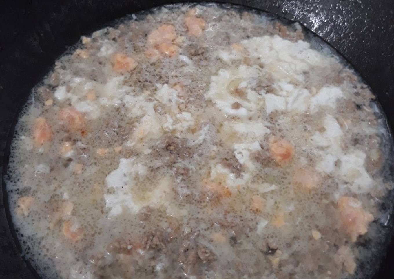 Babi kuah telur asin