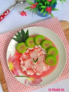 Foto resep Es Pisang Ijo