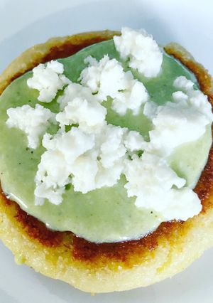 Una foto de Gorditas de asientos y queso - keto