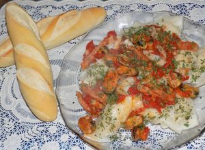 Una foto de Salsa rápida de mejillones para acompañar pastas compradas