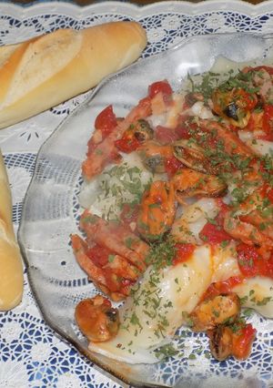Una foto de Salsa rápida de mejillones para acompañar pastas compradas