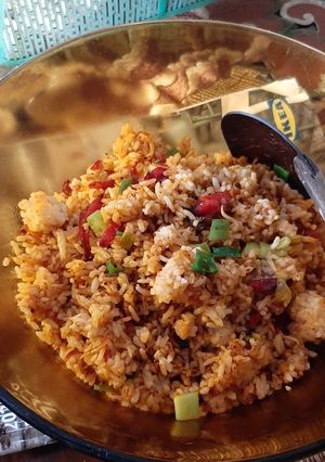 Foto resep Nasi goreng ikan teri medan