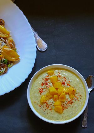 A picture of Mango Mint Raita.