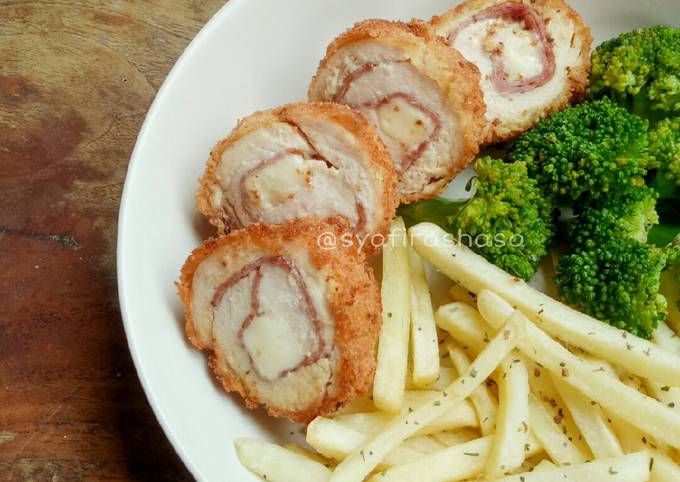 Resep Chicken cordon bleu yang Enak Banget Sempurna