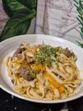 Tagliatelles fraîches thaï au boeuf en cocotte
