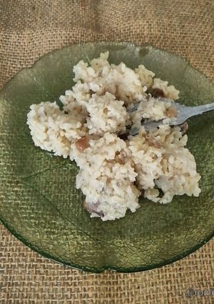Une photo de Risotto aux champignons ultra rapide au Cookéo