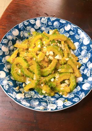 青苦瓜炒鹹蛋 的食譜成品照片