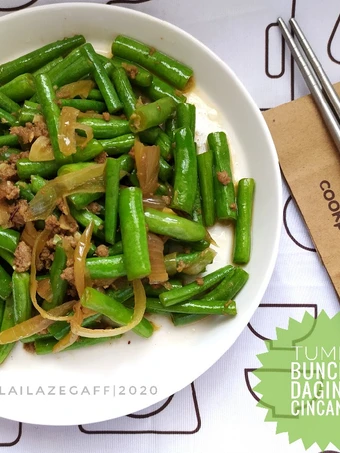 Cara Mudah Membuat Resep  Tumis Buncis Daging Cincang yang Bisa Manjain Lidah, Menggugah Selera