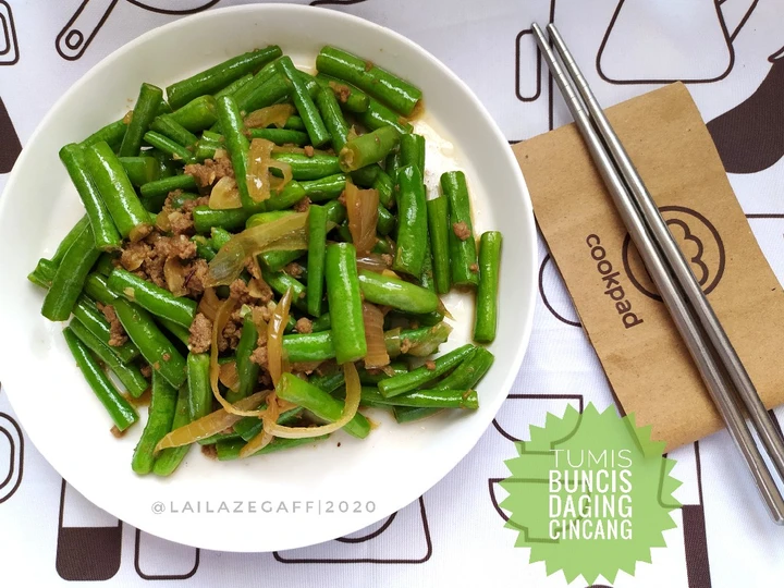 Cara Mudah Membuat Resep  Tumis Buncis Daging Cincang yang Bisa Manjain Lidah, Menggugah Selera