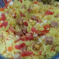 Una foto de Arroz primavera..
