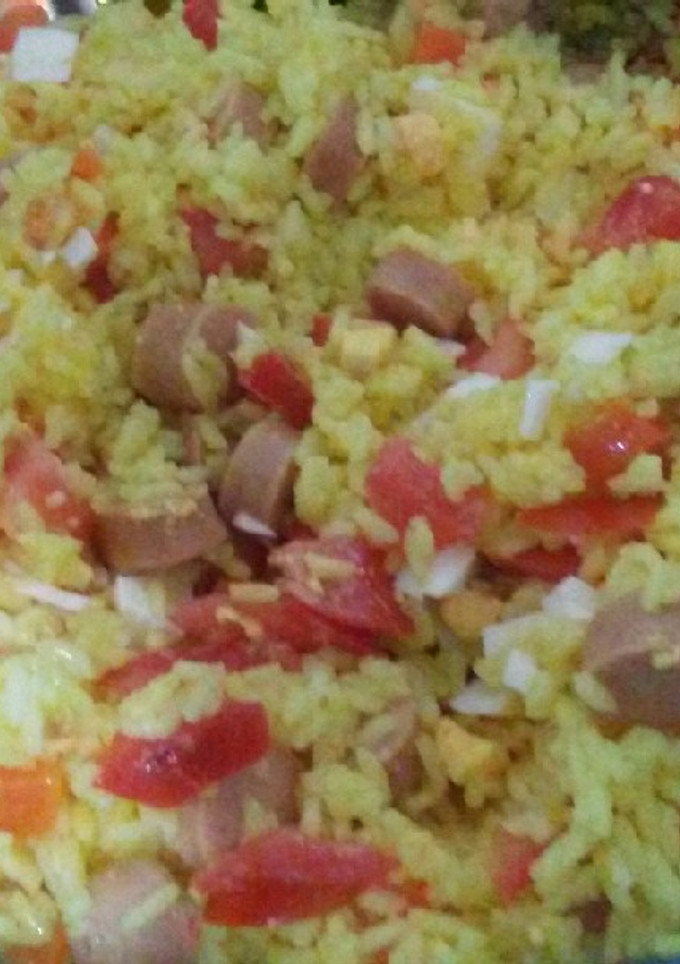 Una foto de Arroz primavera..