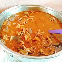 A picture of Assorted meat Peppersoup.