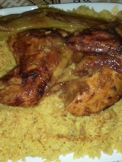 صورة لوصفة رز ودجاج محمر