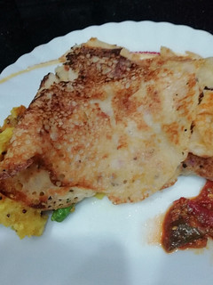 A picture of Godhumai Dosa.