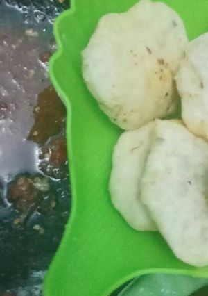 Foto resep Cireng isi abon bumbu rujak
