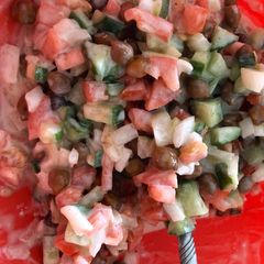A picture of Healthy Chick pea salad.