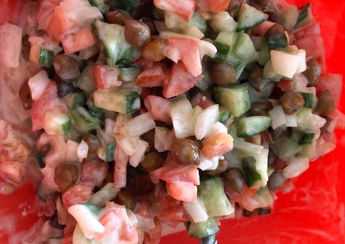 Simple Way to Prepare Super Quick Homemade Healthy Chick pea salad