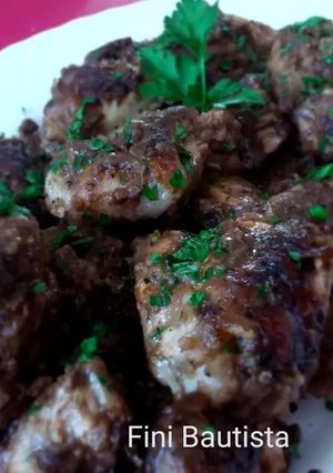 Foto principal de Pollo frito con macerado de ajo negro