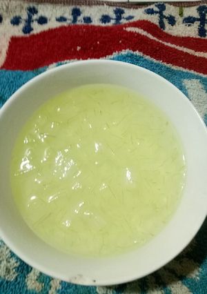Hình của món Nha đam đường phèn.