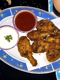 A picture of Korean Crispy Drumsticks.