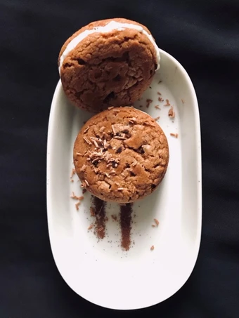 Easy Ways Prepare|Recipe} Cookie ice cream sandwich the Tasteful