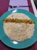 Risotto gorzonzola, pistacchi e miele