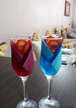 عکسی از دستور ژله وارونه
