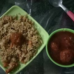 A picture of Chinese Manchurian.