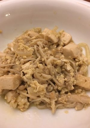 Foto resep Tumis enoki dan tahu (Good for Diet)