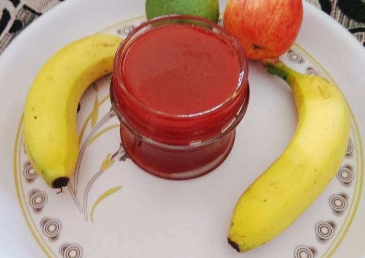 Simple Way to Make Speedy Mixed fruit jam