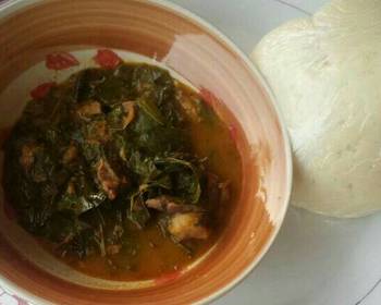 Easy Recipe Oha soup and semovita Delicious Nutritious