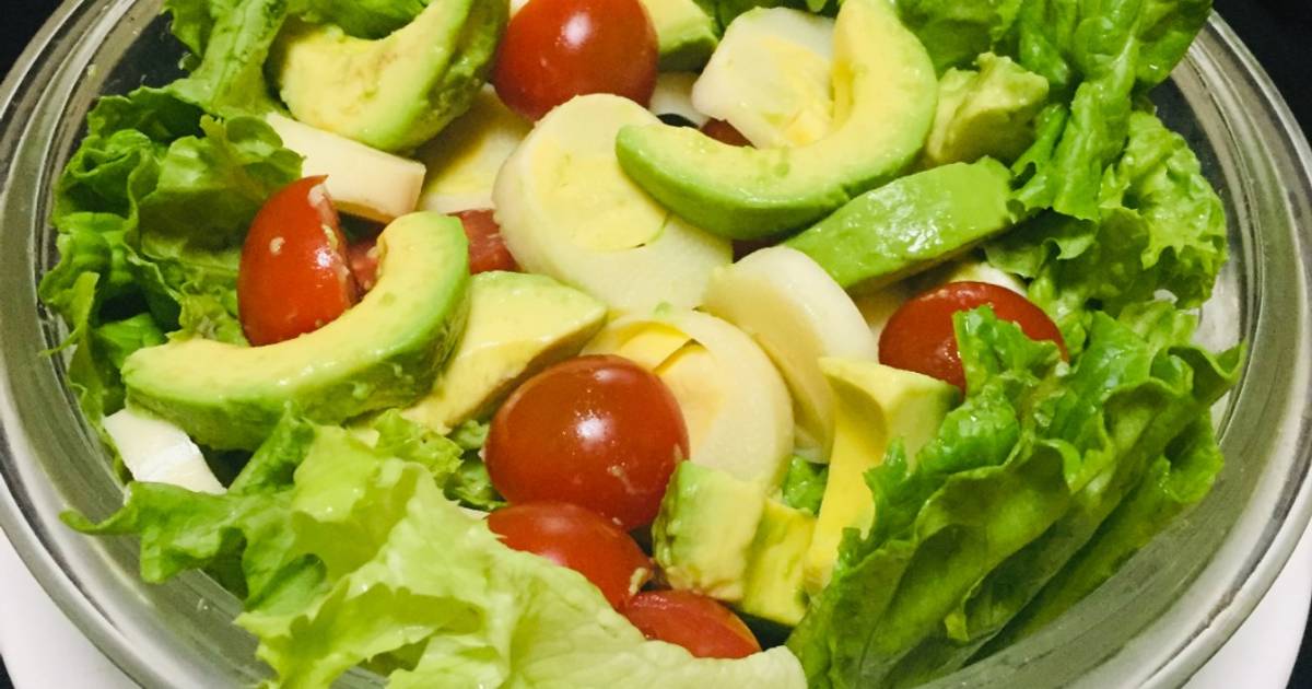 Ensalada De Lechuga Tomate Y Aguacate 20 Recetas Caseras Cookpad