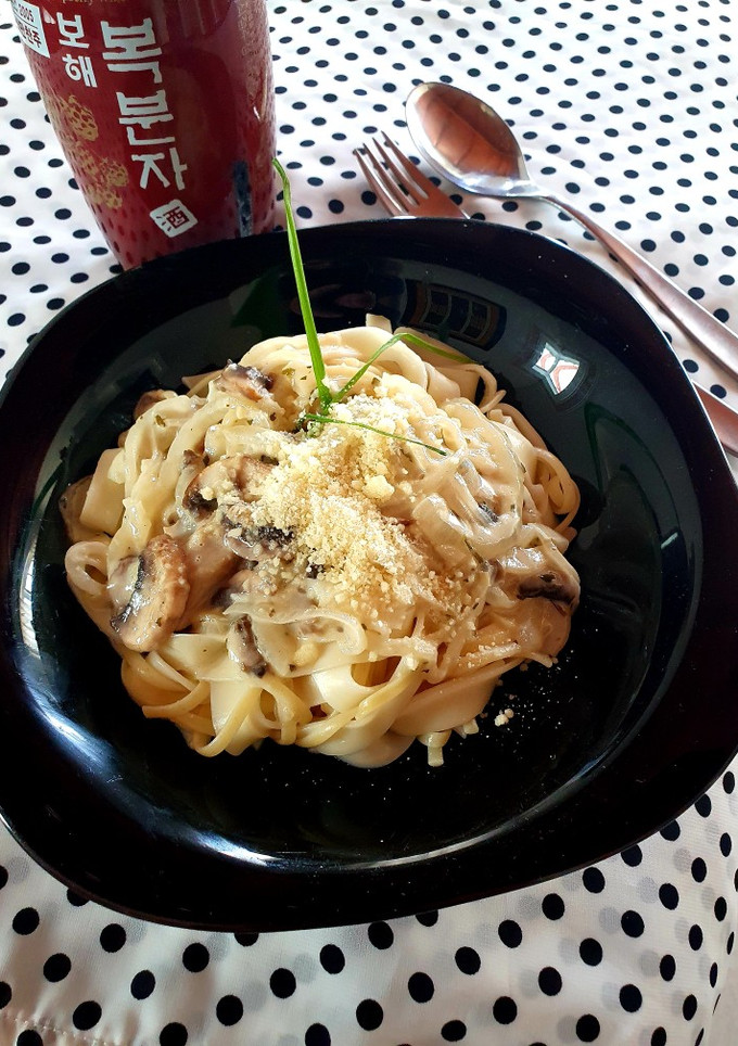 Una foto de Salsa de hongos para pastas 🍄