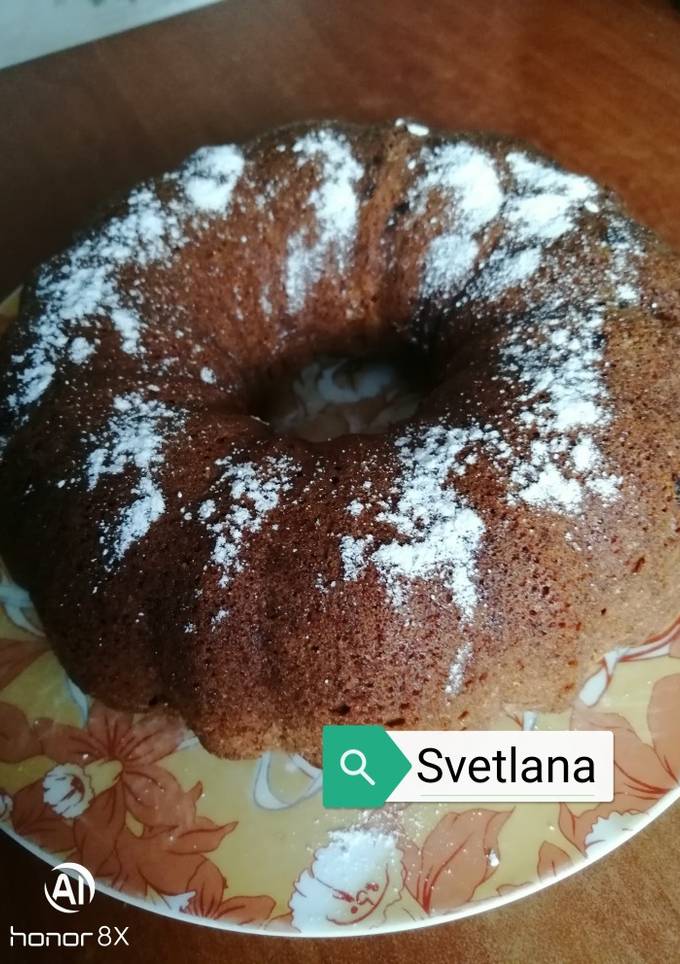 Кекс з цукатами та шоколадом