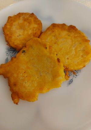 Una foto de Buñuelos de calabaza y arroz